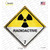 Radioactive 7 Small Novelty Diamond Sticker Decal