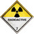 Radioactive 7 Small Novelty Diamond Sticker Decal