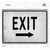 Exit Right Novelty Rectangle Sticker Decal