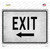 Exit Left Novelty Rectangle Sticker Decal