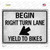 Begin Right Turn Lane Yield To Bikes Novelty Rectangle Sticker Decal