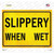 Slippery When Wet Novelty Rectangle Sticker Decal