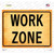 Work Zone Novelty Rectangle Sticker Decal