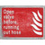 Open Valve Before Running Out Hose Novelty Rectangle Sticker Decal