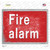 Fire Alarm Novelty Rectangle Sticker Decal