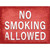 No Smoking Allowed Novelty Rectangle Sticker Decal