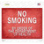 No Smoking Red Novelty Rectangle Sticker Decal