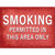 Smoking Permitted in This Area Only Novelty Rectangle Sticker Decal