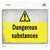 Dangerous Substances Novelty Rectangle Sticker Decal