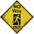 No Way Out Novelty Diamond Sticker Decal