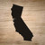 California Shape Letter Tile Novelty Square Sticker Decal