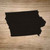 Iowa Shape Letter Tile Novelty Square Sticker Decal