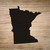 Minnesota Shape Letter Tile Novelty Square Sticker Decal