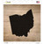 Ohio Shape Letter Tile Novelty Square Sticker Decal