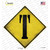 Letter T Xing Novelty Diamond Sticker Decal