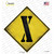 Letter X Xing Novelty Diamond Sticker Decal