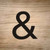 Ampersand Symbol Tiles Novelty Square Sticker Decal