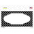 Black White Quatrefoil Center Scallop Novelty Sticker Decal