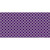 Purple White Quatrefoil Novelty Sticker Decal