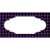 Purple Black Houndstooth Scallop Center Novelty Sticker Decal