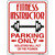 Fitness Instructor Parking Put On Pounds Novelty Metal Parking Sign
