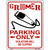 Groomer Parking Clipped Novelty Metal Parking Sign