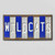 Wildcats KY Team Colors College Fun Strips Novelty Wood Sign WS-846