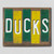 Ducks Team Colors College Fun Strips Novelty Wood Sign WS-850