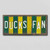 Ducks Fan Team Colors College Fun Strips Novelty Wood Sign WS-851