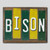 Bison Team Colors College Fun Strips Novelty Wood Sign WS-880