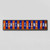 Fighting Illini Fan Team Colors College Fun Strips Novelty Wood Sign WS-899