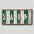 Spartans Team Colors College Fun Strips Novelty Wood Sign WS-976