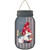 Gnome With Patriotic Flowers Novelty Metal Mason Jar Sign