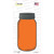 Orange Novelty Mason Jar Sticker Decal