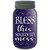 Bless Southern Mess Purple Novelty Mason Jar Sticker Decal