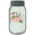 Small Pink Flowers With Music Novelty Mason Jar Sticker Decal