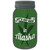 Get High Alaska Green Novelty Mason Jar Sticker Decal