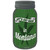 Get High Montana Green Novelty Mason Jar Sticker Decal