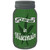 Get High Wisconsin Green Novelty Mason Jar Sticker Decal