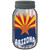 Arizona | USA Flag Novelty Mason Jar Sticker Decal