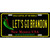 Lets Go Brandon NM Novelty Metal License Plate