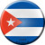 Cuba Country Novelty Circle Coaster Set of 4