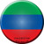 Daghestan Country Novelty Circle Coaster Set of 4