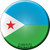 Djibouti Country Novelty Circle Coaster Set of 4