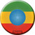 Ethiopia Country Novelty Circle Coaster Set of 4