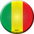 Mali Country Novelty Circle Coaster Set of 4