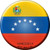 Venezuela Country Novelty Circle Coaster Set of 4