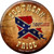Southern Pride Louisiana Novelty Circle Coaster Set of 4