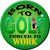 Born To Golf Novelty Circle Coaster Set of 4