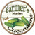 Farmers Market Cucumbers Novelty Circle Coaster Set of 4